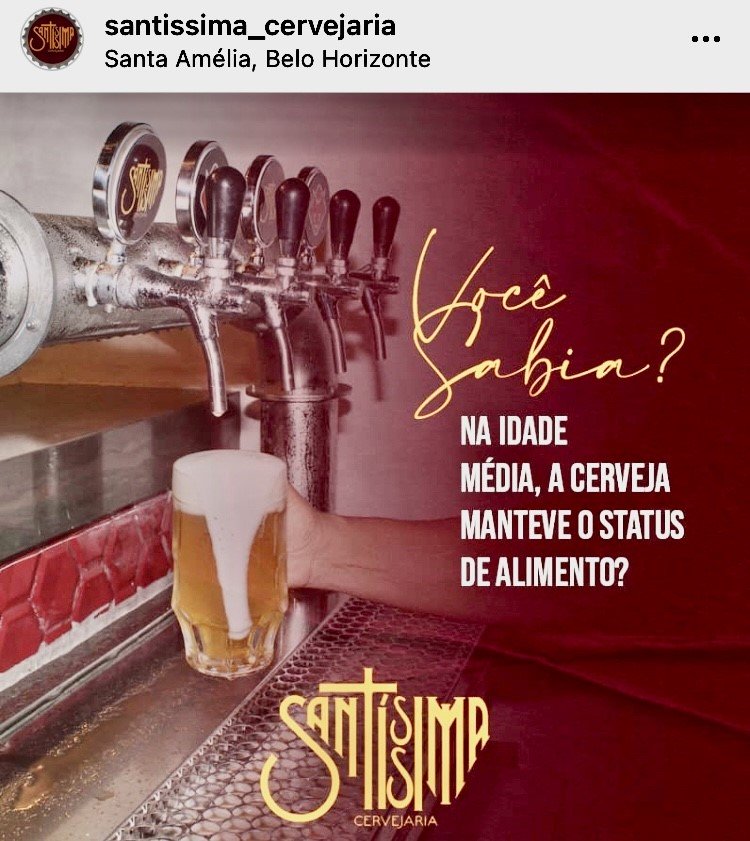 Na idade média, a cerveja manteve o status de alimento ?